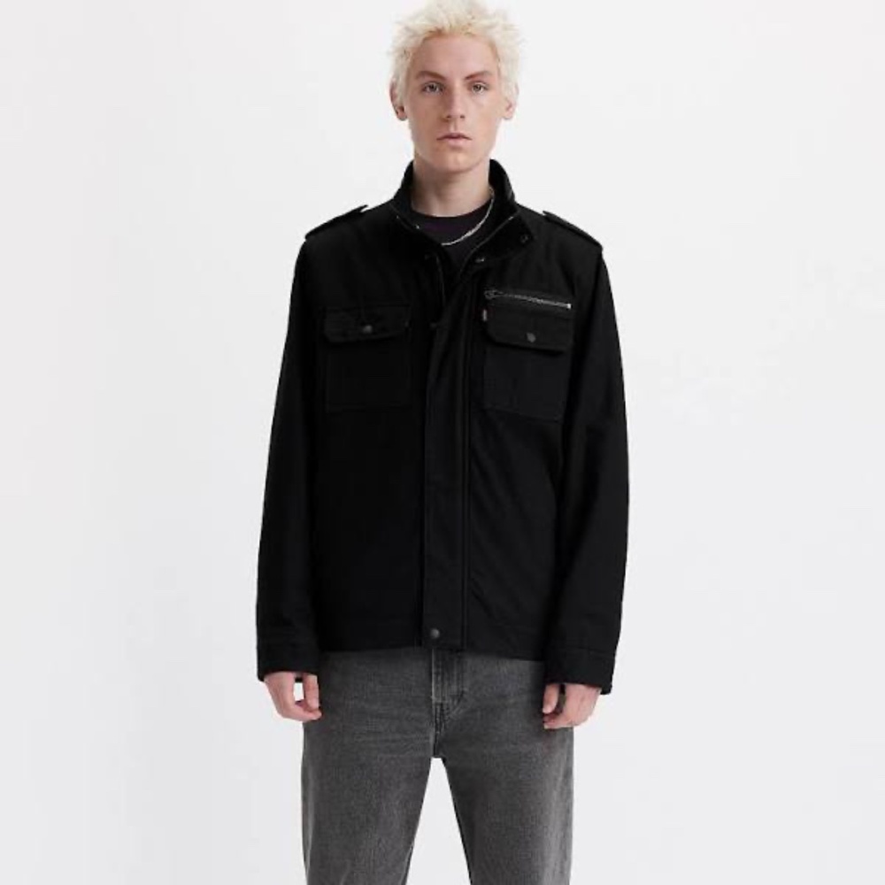 Mens Levi's Cotton Military Jacket